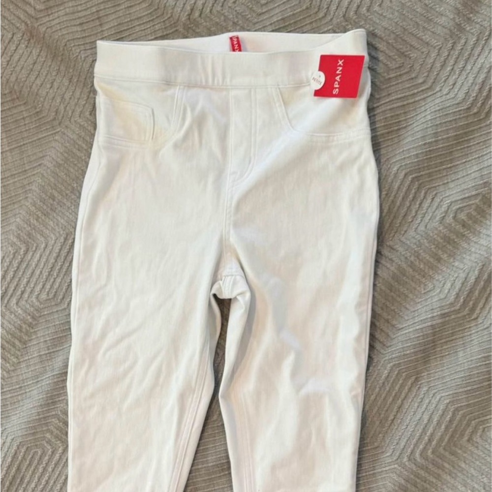 Spanx white ankle Jean-ish leggings brand new- petite - Picture 3 of 5
